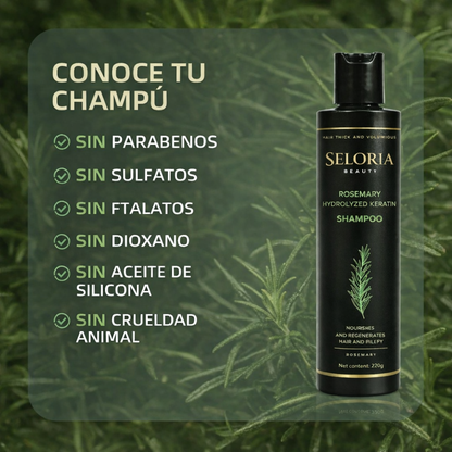 Seloria Beauty Rosemary Shampoo