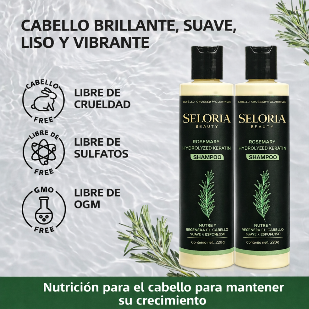 Seloria Beauty Rosemary Shampoo