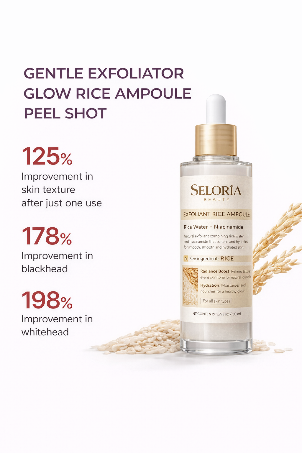 Seloria Beauty Rice Peel Serum Ampoule™