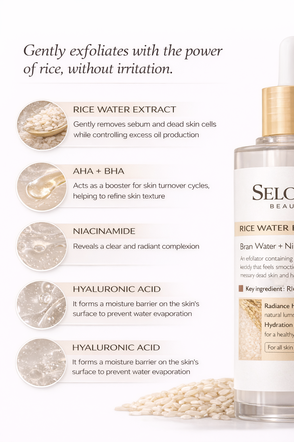 Seloria Beauty Rice Peel Serum Ampoule™
