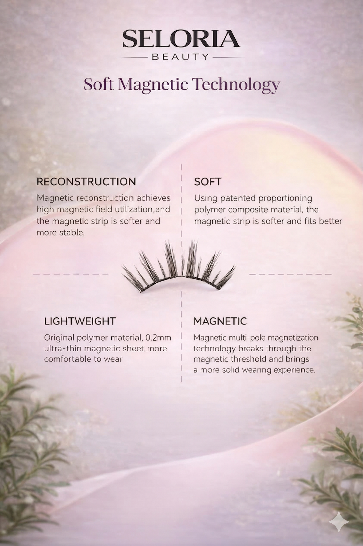 Seloria Beauty Soft Magnetic Eyelashes